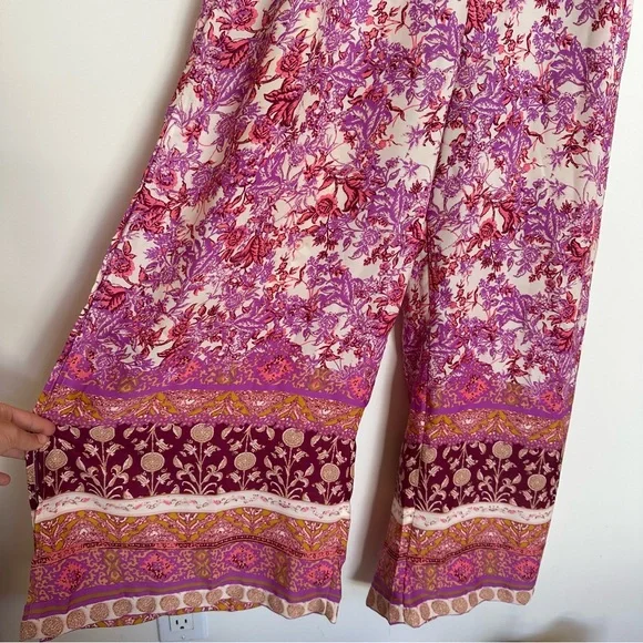 Free People Pink Floral Jumpsuit - Picture 5 of 9